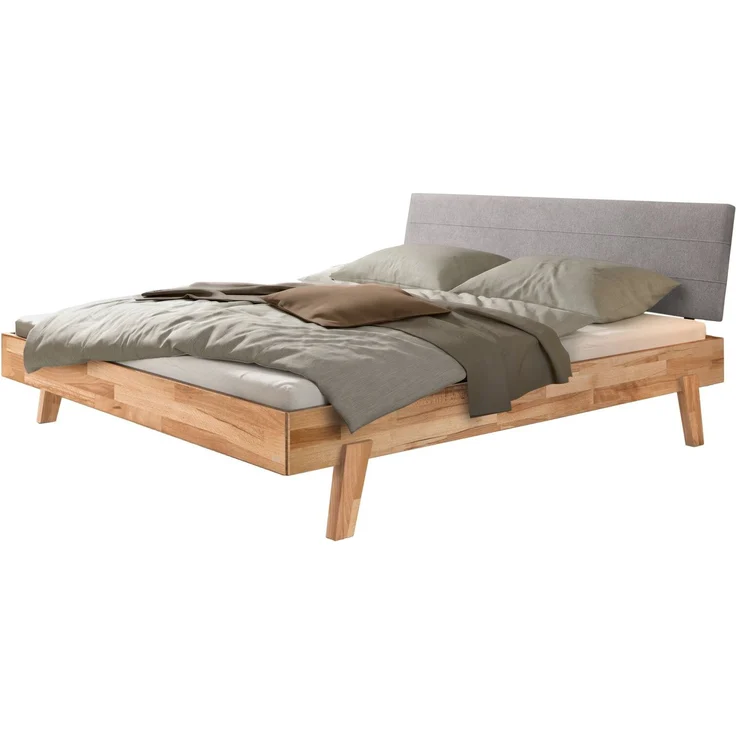 Hasena Massivholzbett Vasto Trento Kernbuche geölt 140x210 cm, Fußhöhe 20 cm – Trento – Bild 1