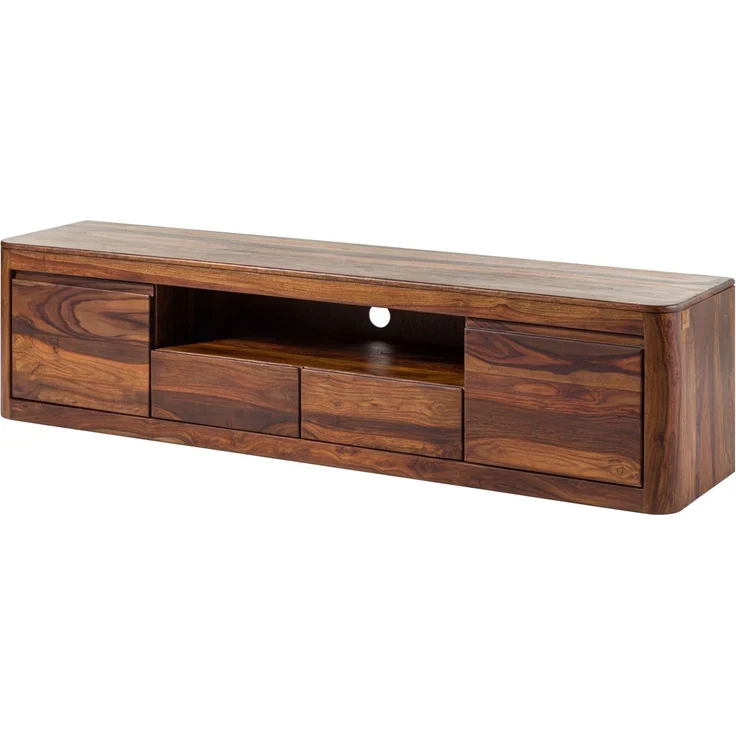 TV-Board Sheesham 200x45x50 walnuss gewachst TORONTO #251 – Bild 1