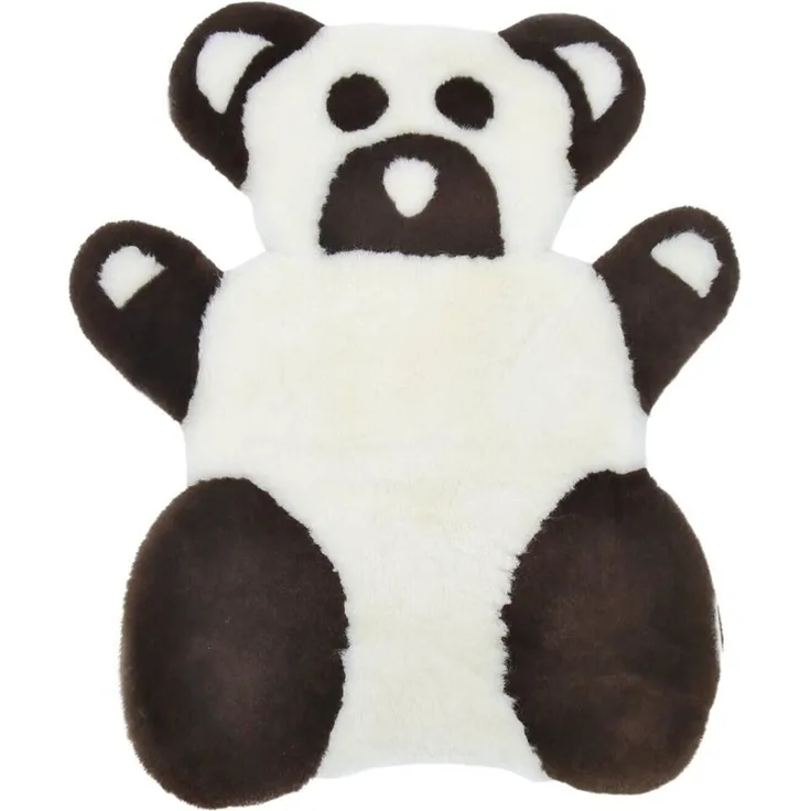 Teddy Teppich Merino Lammfell 2. Wahl Braun