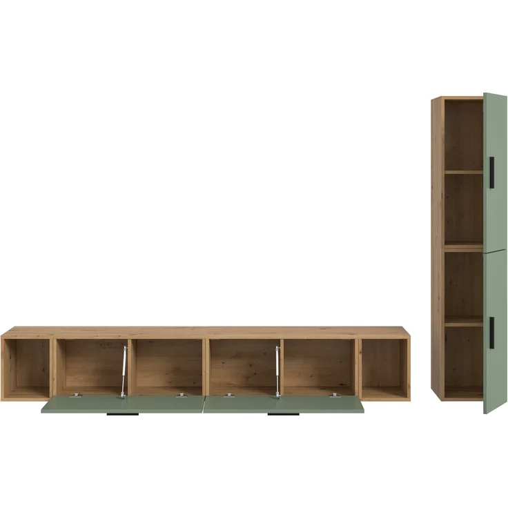 The One Wohnkombination in Smoke Green Nachbildung – Bild 3