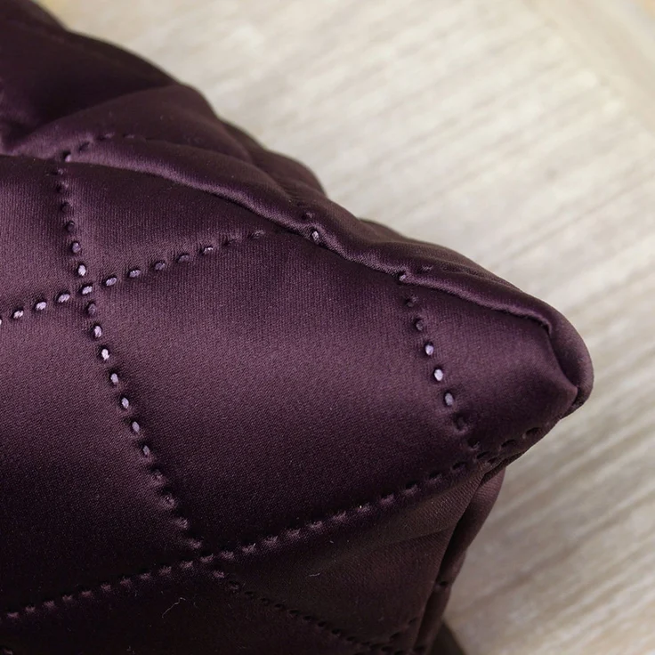 Kissen Deko von Lysel - violett Rauten Huelva 50x50 Polyester Polypropylen kissenbezug Dekokissen – Bild 2