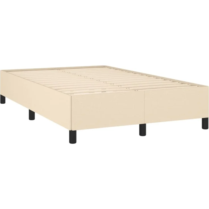 vidaXL Polsterbett, Stoff, 33,5 cm, Creme, 120x190 cm – Bild 5