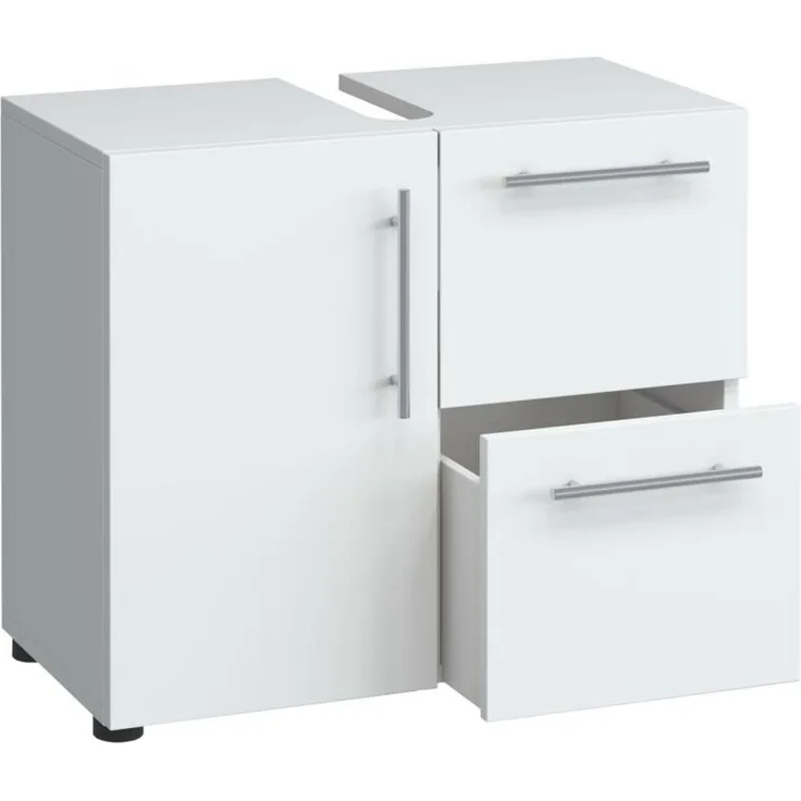 VCM Badunterschrank Flandu Weiß