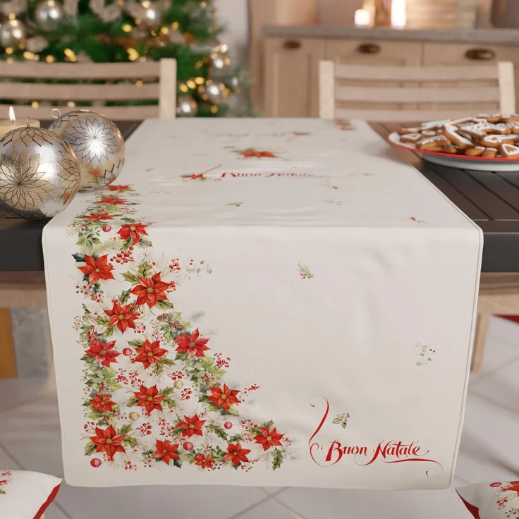 Petti - Tischläufer Weihnachten 40x140 cm - Buon Natale