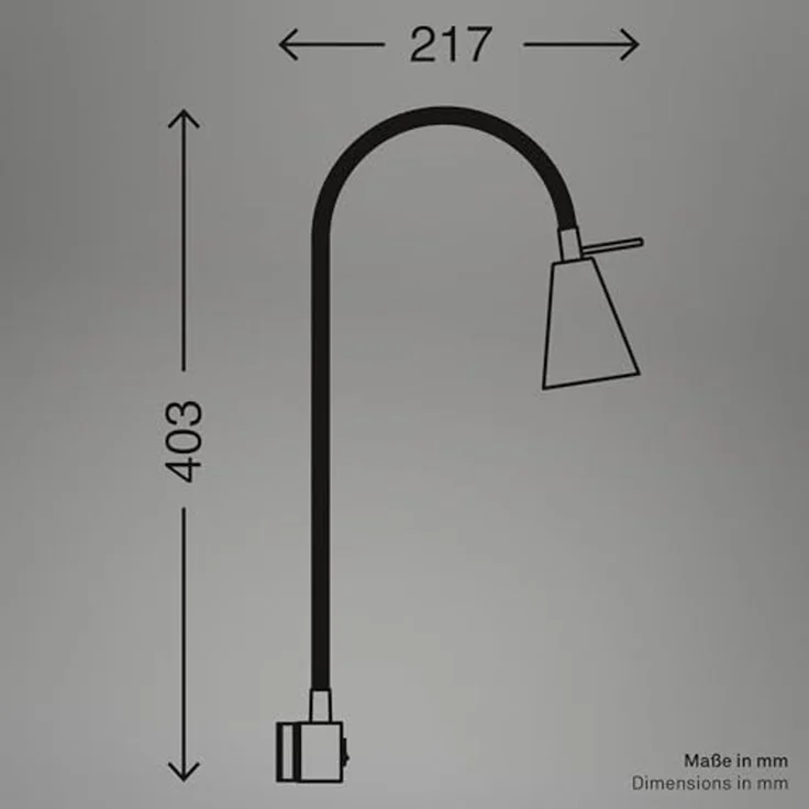 Briloner Leuchten Bettleuchte TOSO 2080011 – Bild 7