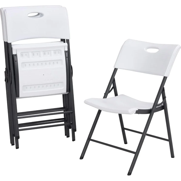 LIFETIME 92114 – 4 Stück Klappstühle für Veranstaltungen, Catering, Büro, Outdoor und Innen, leichte und vielseitige Klappstühle – Bild 4