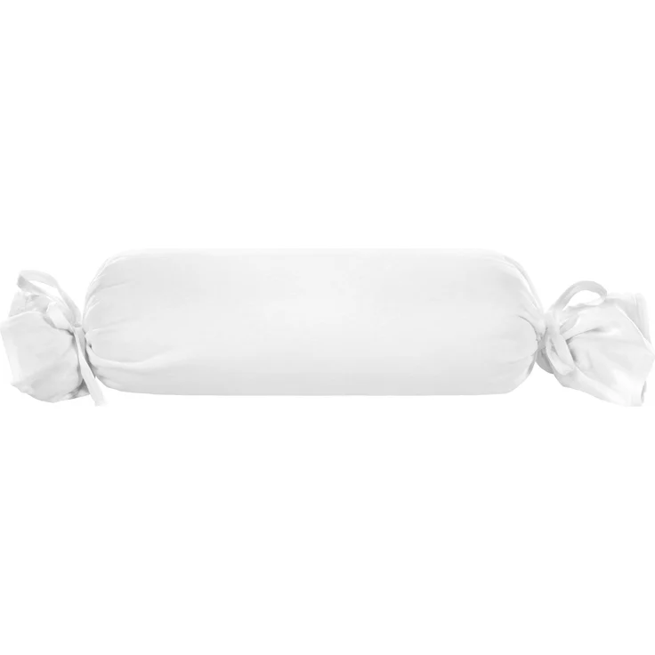 biberna Feinjersey-Kopfkissenbezug, weiß, 2 x 15 x 40 cm – Bild 1