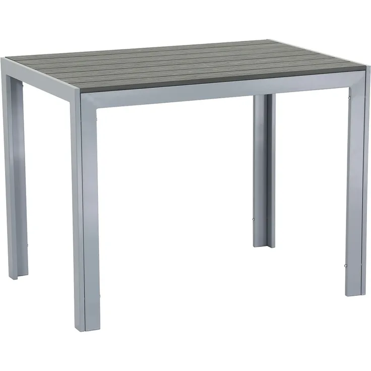 FIRE SOUL Nonwood Alu-Gartentisch Gartenmöbel anthrazit/grau 100x70 cm
