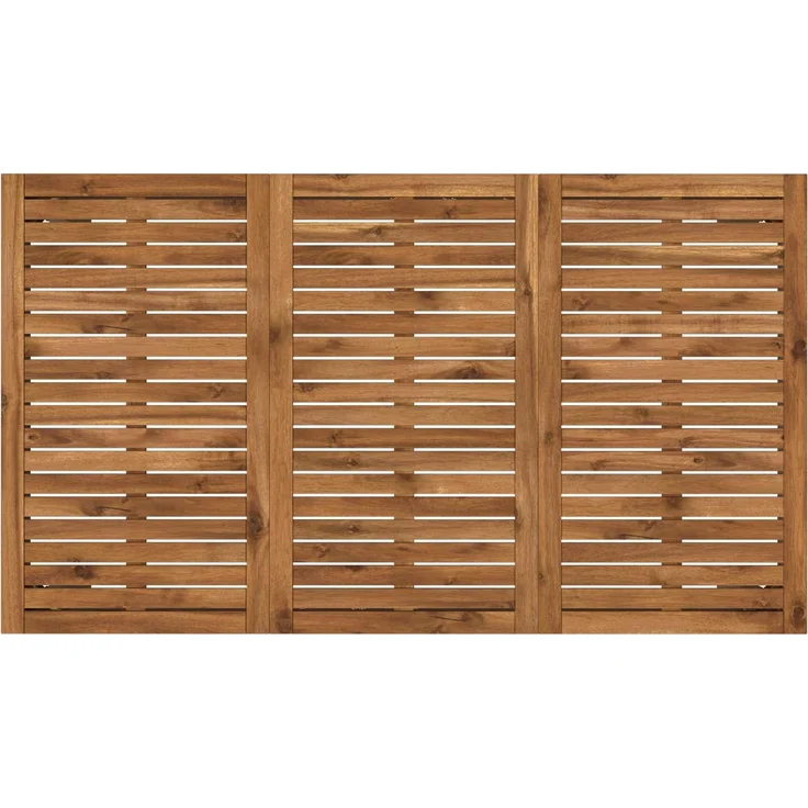 vidaXL Gartentisch NAARDEN Natur und Kaffee 141 x 80,5 x 75 cm 901321 – Bild 5