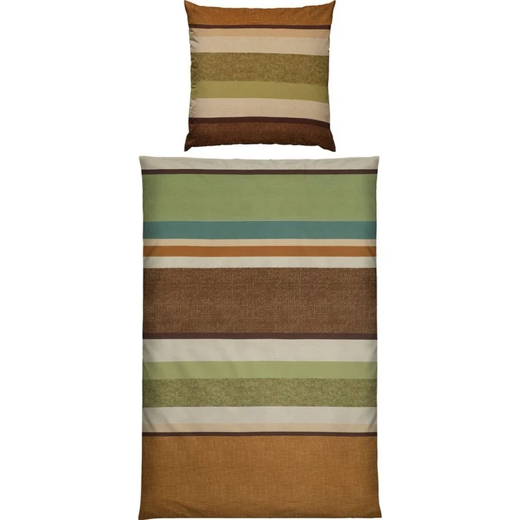 Erwin Müller Bettwäsche Bettwäsche, Baumwolle, Streifen – Bild 1