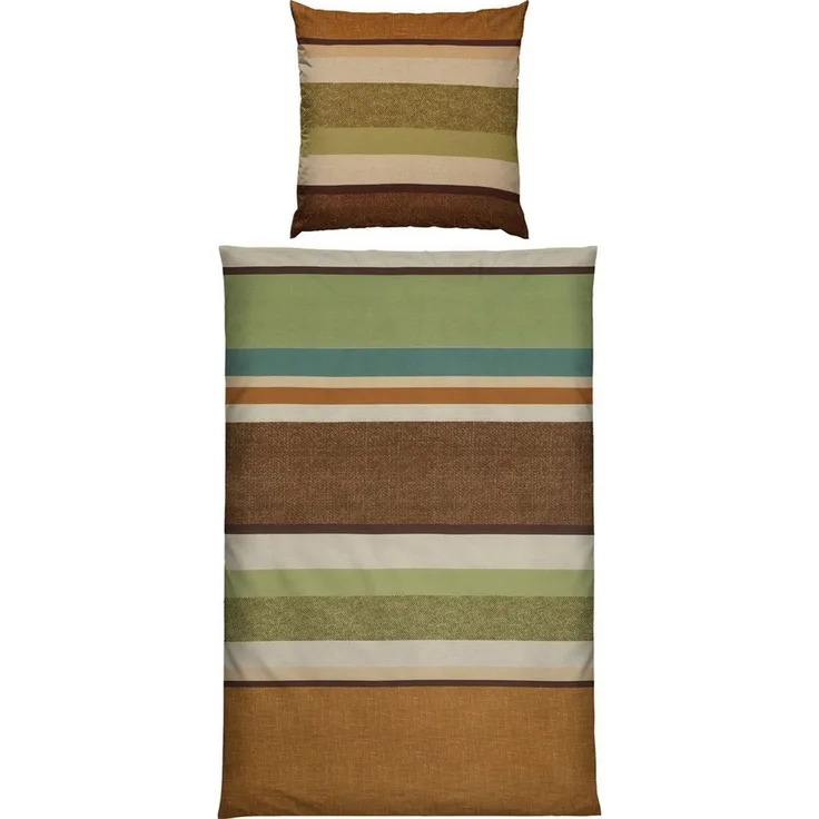 Erwin Müller Bettwäsche Bettwäsche, Baumwolle, Streifen