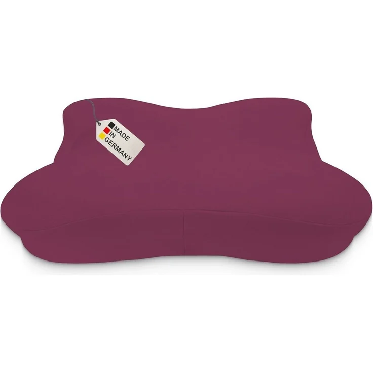 DUKAL Kissenbezug Derila (Ergo) Memory Foam Kissen, 100% Baumwolle, (1 Stück), aus hochwertigem Doppel-Jersey, mit Spannumrandung, Made in Germany