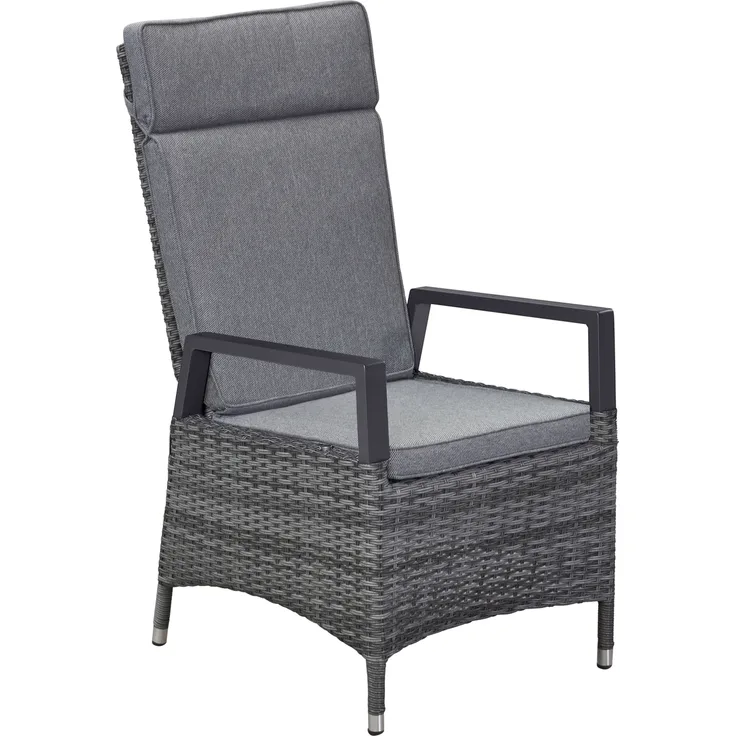 2er Set LC Garden Keramo-Vivera Positionsstuhl Aluminium /