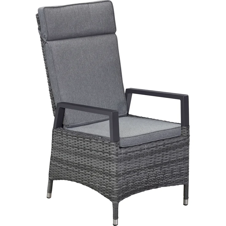 2er Set LC Garden Keramo-Vivera Positionsstuhl Aluminium /