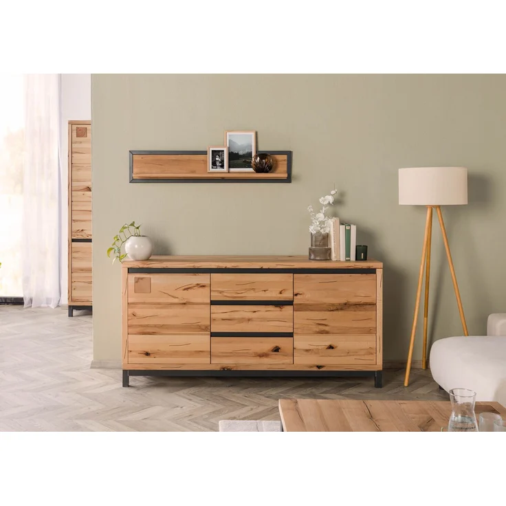 Sideboard Kernbuche 175 x 45 x 85 natur geölt VILLANDERS #109 – Bild 9