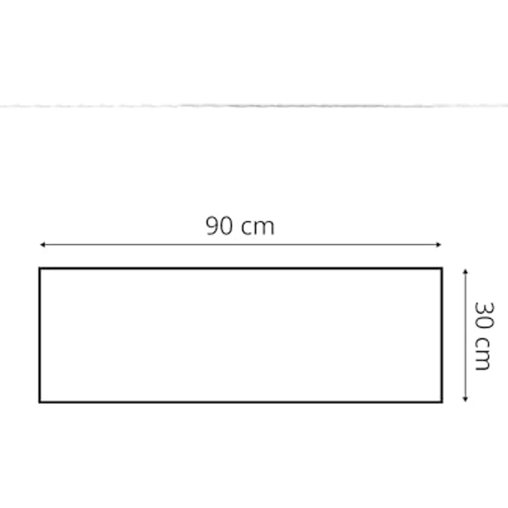 DecoNest Wandkissen, Wandpolsterung, Wanddekoration, Bettkopfteil, 3D-gepolstertes Wandpaneel 90 x 30 cm Cremig – Bild 3