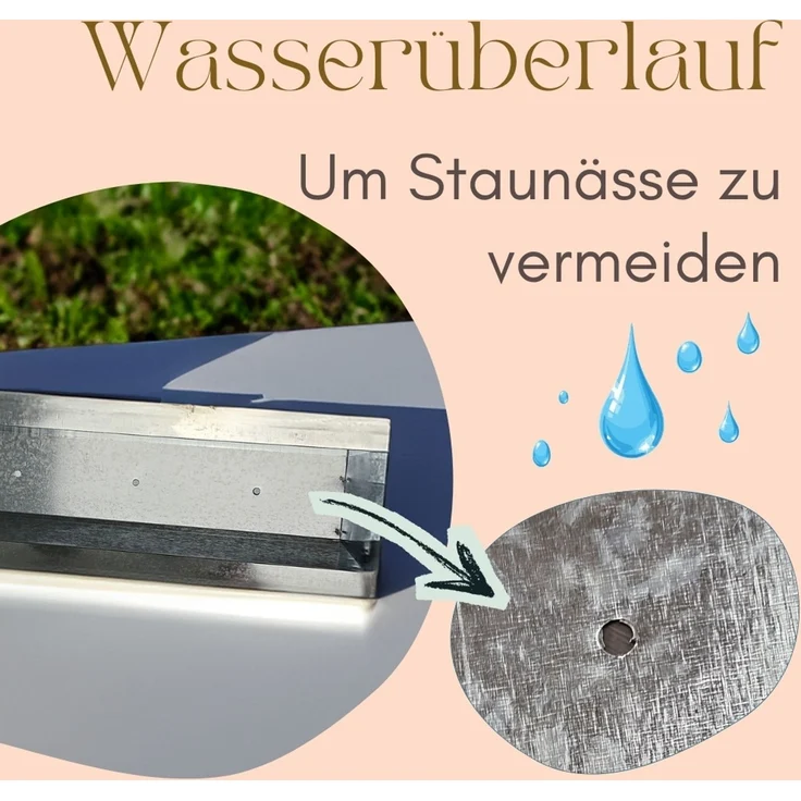 GarPet Blumenkasten Paletten Blumenkasten Pflanzkasten Europalette Metall 12 Stück im Set – Bild 6