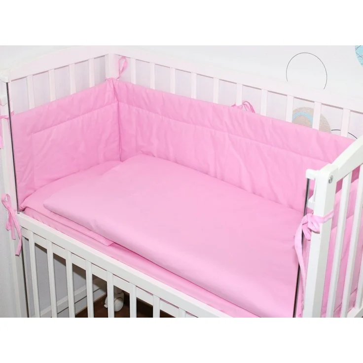 Primawela Beistellbett Baby Bettwäsche für Beistellbett mit Nestchen Spannbettlaken 6 teilig – Bild 1