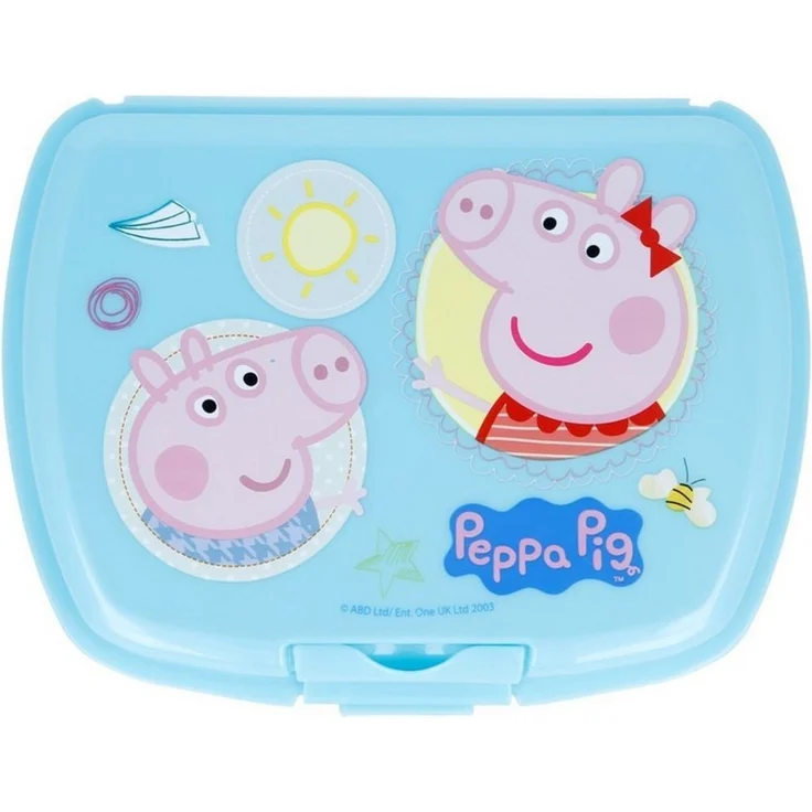 Peppa Pig Lunchbox Kinder Brotdose für unterwegs und Kindergarten – Bild 2
