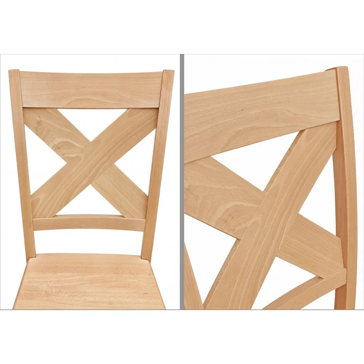Stuhl Massivholzstuhl Esszimmerstuhl Buche natur V-90.72-76Doppelpack – Bild 6