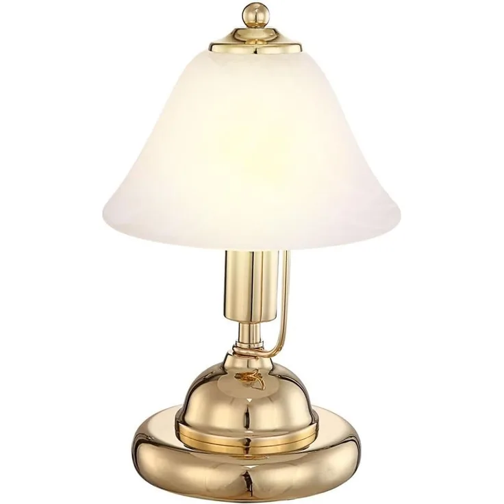 Messing LED Tischlampe, Touchschalter, Höhe 27 cm ANTIQUE