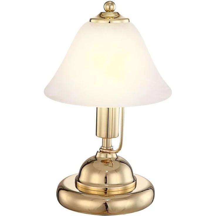 Messing LED Tischlampe, Touchschalter, Höhe 27 cm ANTIQUE – Bild 1