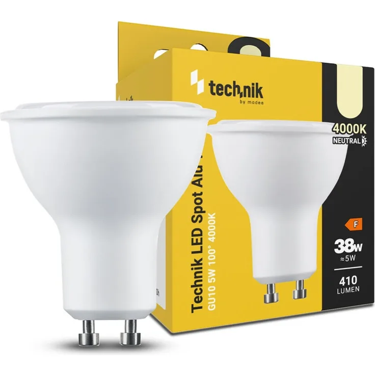5W GU10 LED SMD Leuchtmittel Leuchte LED Spot 100° 410 Lumen Neutralweiß