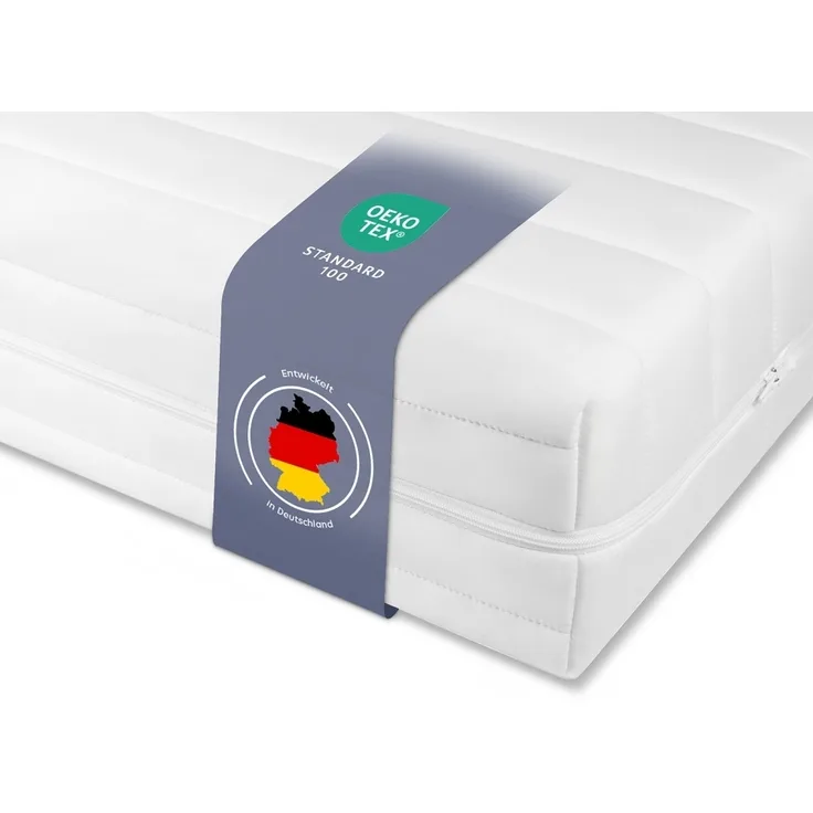 Träumegut24 HydroCell® ergonomische 7-Zonen Kaltschaummatratze, Öko-Tex Zertifiziert, Höhe 11 cm, 90x200 cm, H2