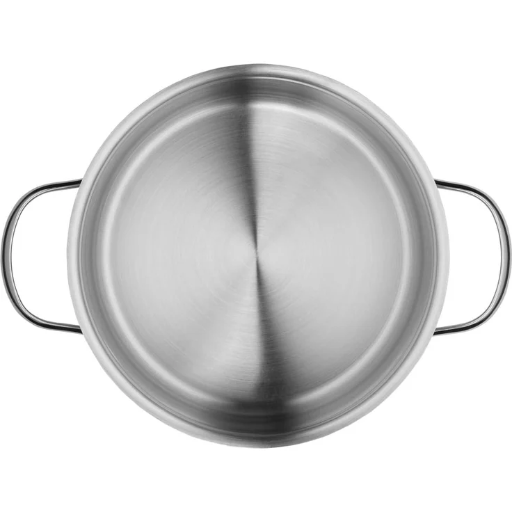 WMF Fleischtopf Aparto, Cromargan Edelstahl Rostfrei 18/10 (1-tlg, großer Topf (20 cm) mit Glasdeckel, Induktion 3,3l), unbeschichtet, induktionsgeeignet – Bild 5