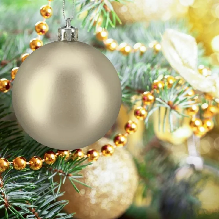 Relaxdays Weihnachtskugeln im 50er Set – Bild 2