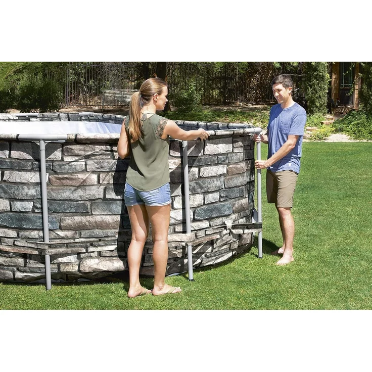 Bestway Pool-Set Power Steel Comfort Jet Series Oval 610x366x122 cm 92855 – Bild 13