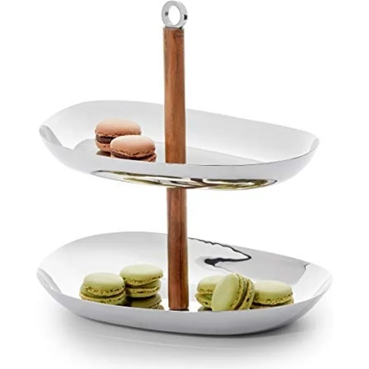Udon Etagere Edelstahl Akazienholz Plattform - Philippi Design