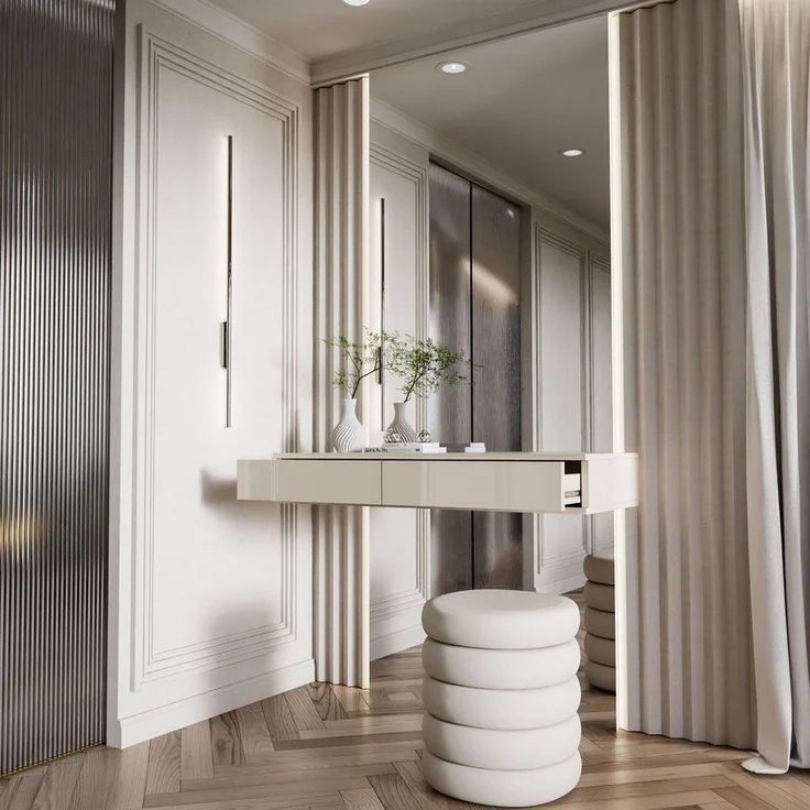 Lookway Konsolentisch BLANCO GLAMOUR in Kaschmir – Elegante Wandkonsole für modernes Wohnen (1x Konsole), Breite: 100 cm – Bild 2