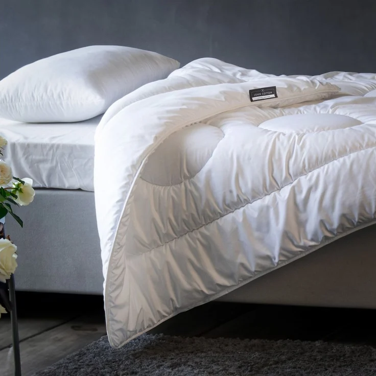 John Cotton Microfaserbettdecke Royal, Bettdecken für Sommer und Winter, Füllung: aus voluminöser und flauschiger Polyester, Bezug: Microfaser, 100% Polyester, Bettdecke 135x200 cm, 155x220cm, hochwertige Qualität – Bild 2