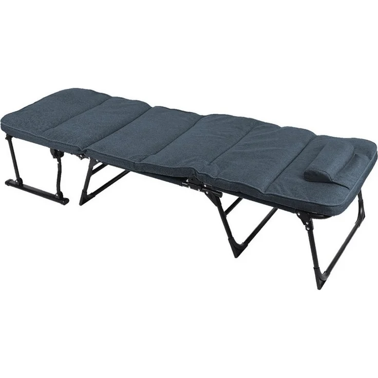 2 in 1 Gartenliege Sanitätsliege Gästebett und Relaxsessel mit Polster – Bild 2