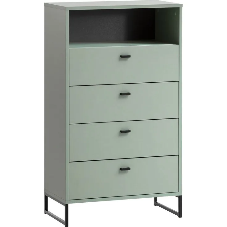 SCHILDMEYER Highboard Sideboard Schrank Kommode Anrichte Janne 600 4SK Pistazie