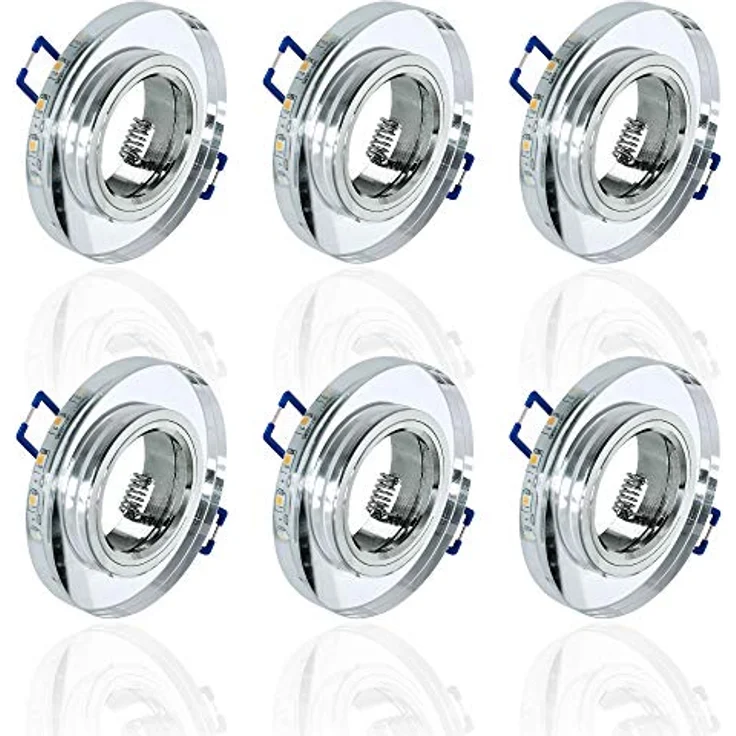 Maxkomfort Einbauleuchte 4111-4112, LED wechselbar, ohne Leuchtmittel, warmweiß, 3000K, einbauleuchte – Bild 2