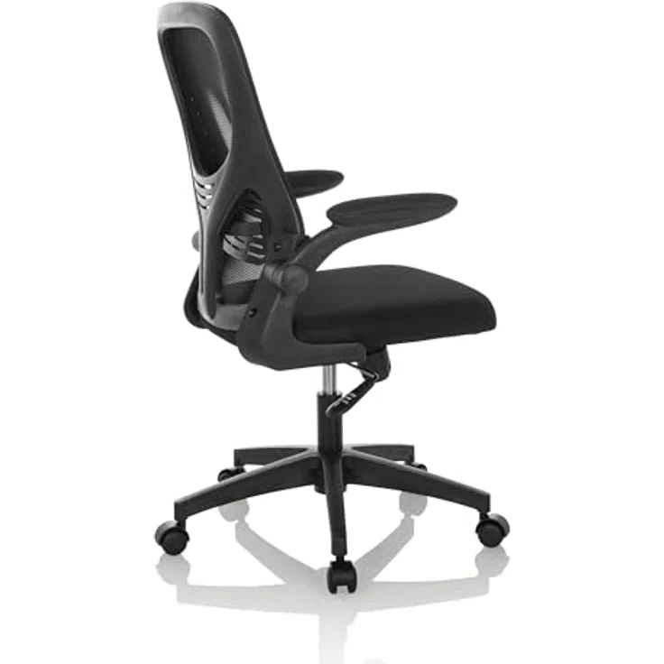 MID.YOU Drehstuhl, Schwarz, Textil, 60 cm, ergonomische Rückenlehne, inklusive Armlehnen – Bild 8