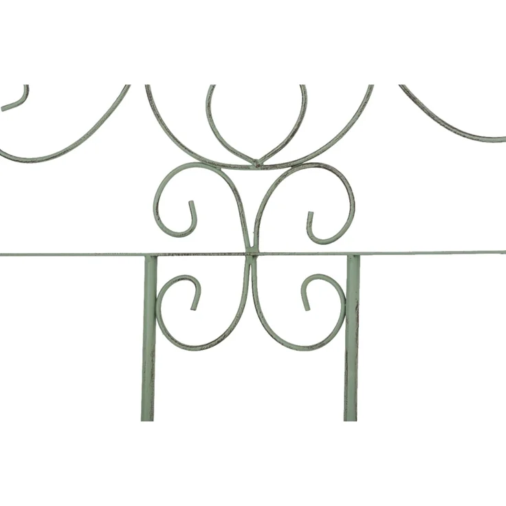 Rankgitter HEIKE 2er Set - 85,5x2x170cm, Metall, Antik-Grün | Rankhilfe Kletterpflanzen Gartendekoration – Bild 5
