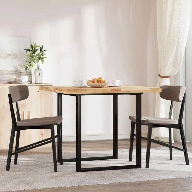 vidaXL Tischplatte Quadratisch 90x90x4 cm Massivholz Akazie 4008717 – Bild 3