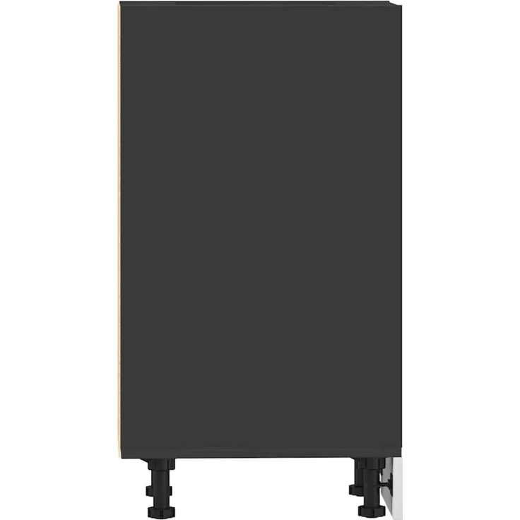 vidaXL Unterschrank Riga Schwarz 40x44,5x81,5 cm Holzwerkstoff 854203 – Bild 5