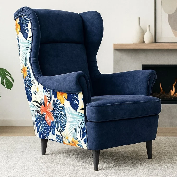 Beautysofa Ohrensessel Havana im skandinavischen Stil (hoher Rückenlehne & modernem Design), 4 trendige Farben zur Auswahl – Bild 3