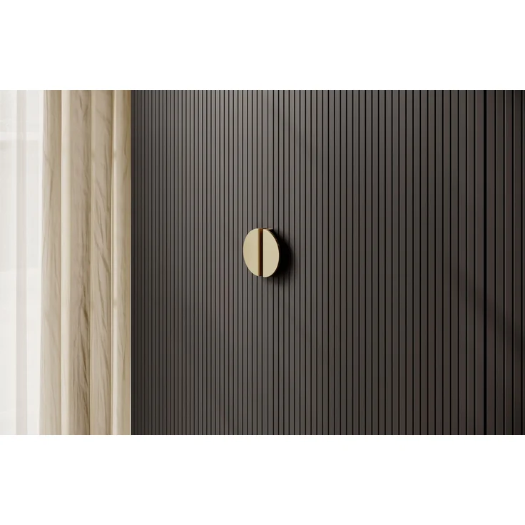 Selsey 'Moonir' Kleiderschrank 4-türig mit Kleiderstange und Regalen, schwarz 200 x 200 x 57 cm – Bild 6