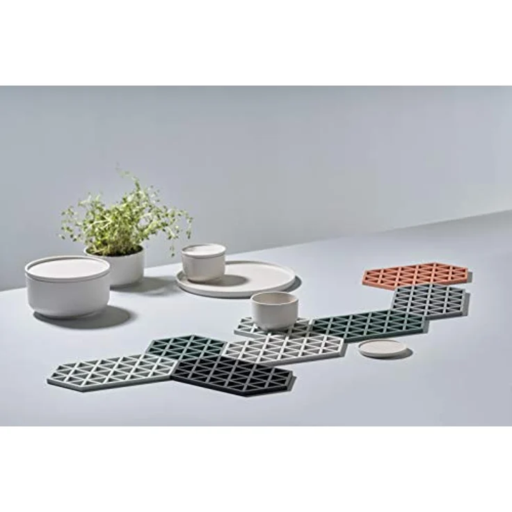 Zone Denmark Triangles Nordic Sky Topf-Untersetzer Silikon – Bild 3