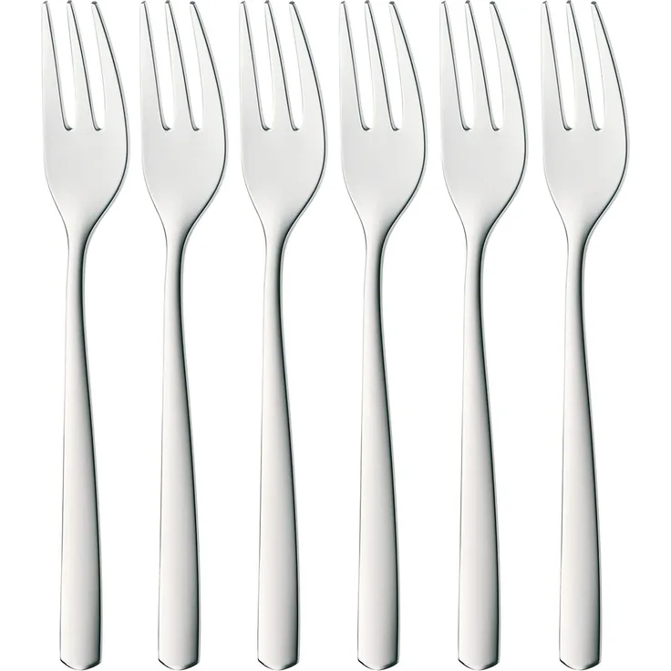 WMF 1120936040 Kuchengabel-Garnitur, 6 Stück BOSTON