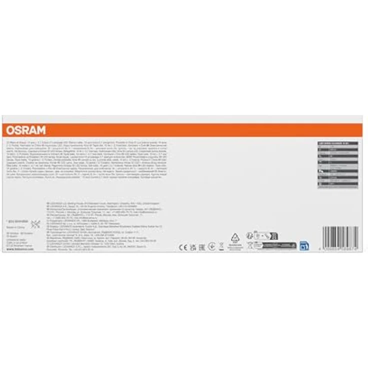 Osram LED-Lampe Filament A60 Kolbenform E27 7W 806lm IP20, 60W (Packung mit 10) – Bild 3