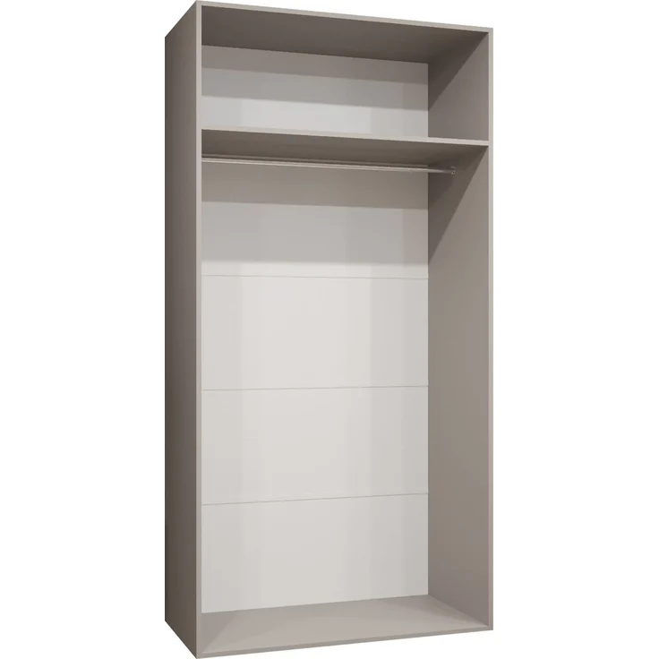 Kleiderschrank Veluna III 100 (Farbe: Cashmere / Cashmere + Gold) – Bild 4