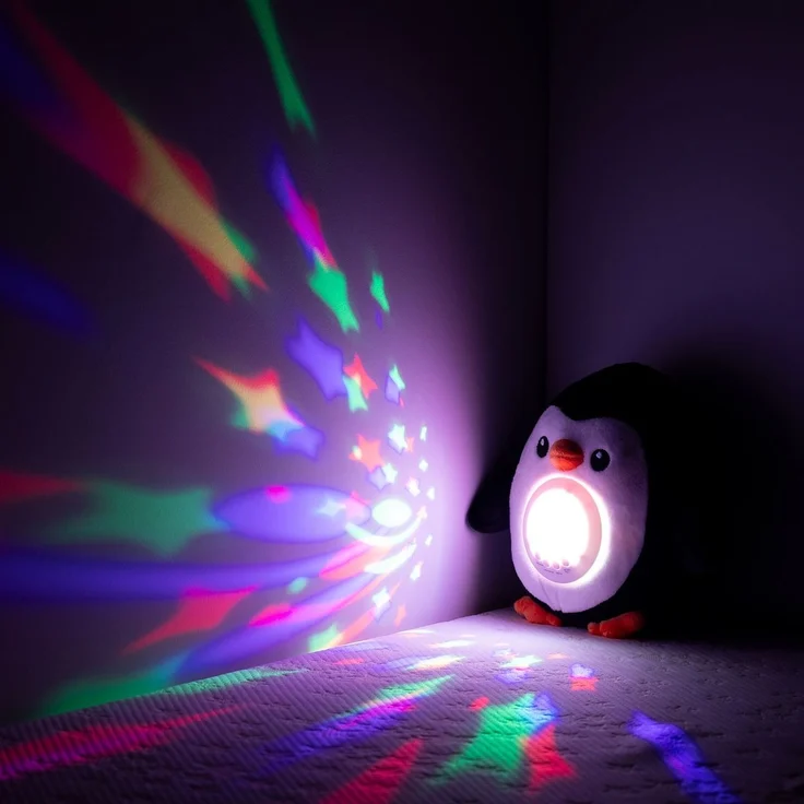 Chipolino Plüschtiere klein Musik, Licht, Spieluhr, LED-Projektor, Lautstärke schwarz – Bild 3