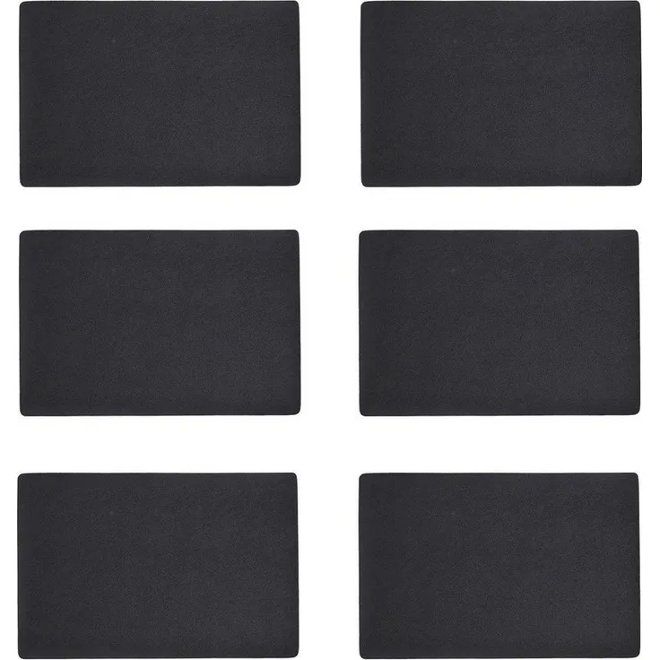 Zeller Present Platzset, (Set, 6-St), Kunstleder, metallic, 30x45 cm