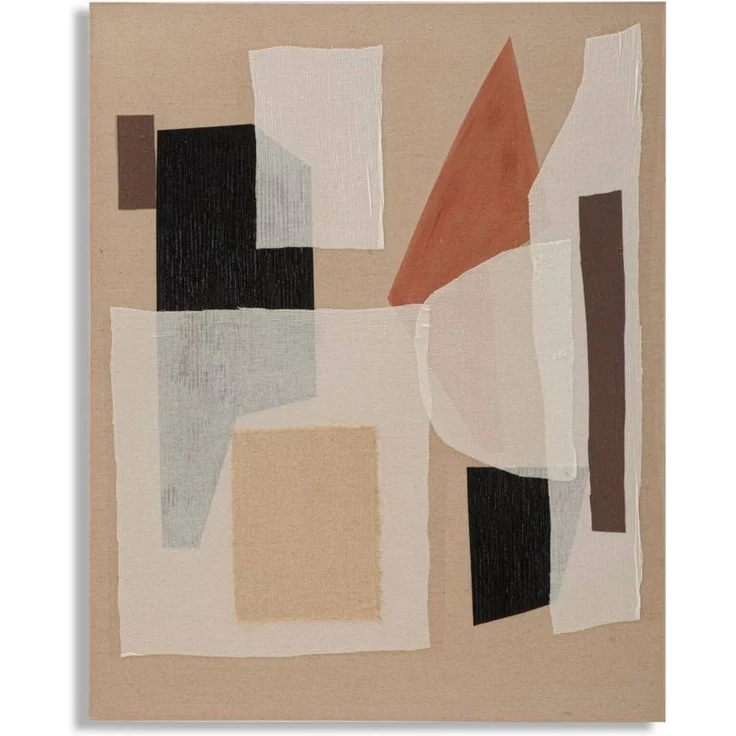 Dmora Gemälde Claes, Wandgemälde, Ornamentales Paneel, Dekoratives Zubehör, 80x3 h100 cm, Bunt – Bild 1